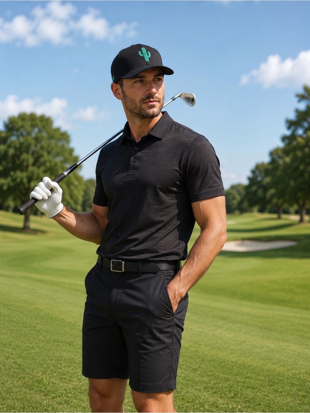 Waggle Cactus Prick SnapBack Men’s Golf Hat